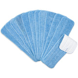 Hospeco® Microfiber Flat Wet Mop Pads Economy 18" Blue, 120/Case (HOSM830018B-F-CS) Case of 120