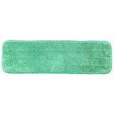 Hospeco® Microfiber Flat Wet Mop, 18" Green, 120/Case (HOSM830018G-CS) Case of 120
