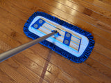Hospeco® Fringed Dust Mops with Hook and Loop Backing, 18", Case of 96 (HOSM840018-CS) Case of 96