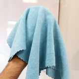 Hospeco® Microfiber Cloth Seamless 185 GSM Blue 16x16, 12/Pack (HOSMFCEL1851616BL) Pack of 12