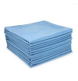 Hospeco® Microfiber Cloth Suede 200 GSM Blue 16x16, 12/Pack (HOSMFCSU2001616BL) Pack of 12