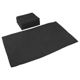 Hospeco® Microfiber Cloth 16x27 300 GSM Tri-Fold Black, 12/Pack (HOSMFC3001627BK) Pack of 12