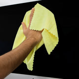 Hospeco® SmartRags XL Microfiber 35 Gram 16x16 Yellow, Case of 400 (HOSM931Y) Case of 400