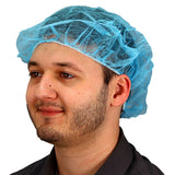 Safety Zone® ProGuard® Spunbond Polypropylene Bouffant Caps, 24", 100/Bag, 10 Bags/Case, Blue (SZNMB-24-1000B) Case of 1000