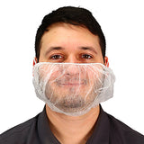 Safety Zone® ProGuard® Spunbond Polypropylene Beard Covers, 18", 100/Bag, 10 Bags/Case, White (SZNMBC-1000W) Case of 1000