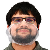 Safety Zone® Polyester Mesh Beard Net White, Case of 1000 (SZNMCBC-1000W) Case of 1000