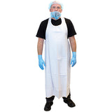Safety Zone® ProGuard® Vinyl Die Cut Aprons, White, 35"x45", 8 Mil, 12/Bag, 6 Bags/Case (SZNME8W-45SZ) Pack of 12