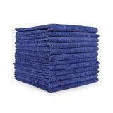 Hospeco® Microfiber Cloth 16x16 260 GSM Half-Fold Royal Blue, Pack of 12 (HOSMFC2601616RB) Pack of 12