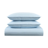 Arkwright Home® Host & Home Brushed Microfiber Quilt Set, Queen, Light Blue, 4/Case (MFQT-FQSET-LB) Case of 4