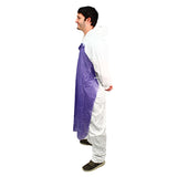 Safety Zone® ProGuard® Vinyl Aprons w/ String Ties, Hemmed, Blue, 35"x48", 8 Mil, 12/Bag, 6 Bags/Case (SZNMPB-48) Case of 72