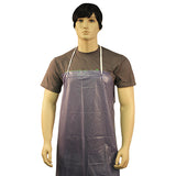 Safety Zone® ProGuard® Vinyl Aprons w/ String Ties, Unhemmed, Blue, 35"x45", 4 Mil, 12/Bag, 6 Bags/Case (SZNMUB-45-4) Case of 72