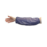 Safety Zone® ProGuard® Vinyl Sleeves w/ Elastic Ends, 18", 6 Mil, Blue, 24/Bag, 12 Bags/Case (SZNMVB-6HS) Case of 144