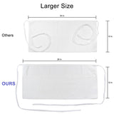 Hospeco® Mariposa Waist Apron 26x12 White, Case of 48 (HOSWAISTAPRON-WHT-CS) Case of 48