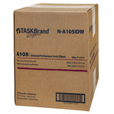TASKBrand® A105 Spunlace Wipers, White, 9"x16.75", Medium Duty, Interfold, 150/Box, 6 bxs/Case (HOSN-A105IDW) Case of 900