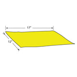 TASKBrand® DS-M Mineral Oil Treated Duster, Yellow, 17"x12", Medium Duty, 1/4 Fold, 40/Pack, 10 Packs/Case (HOSN-DSMQPY) Case of 400