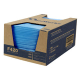 Hospeco® SaniWorks® EPS Towels, 13"x17", 1/4 Fold, 150/Case, Blue (HOSN-F420QCB3) Case of 150