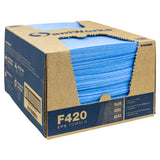 Hospeco® SaniWorks® EPS Towels, 10"x17", 1/4 Fold, 150/Case, Blue (HOSN-F420QCB5) Case of 150