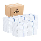 Hospeco® Qwick Wick Bar Mop Towel 30oz Blue Stripe, Case of 60 (HOSN030-W65-5DZ) Case of 60