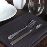 Hospeco® Mariposa Poly Spun NaPackin 20x20 Black, 300/Case (HOSNAP-B-SPUN-CS) Case of 300