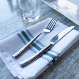 Arkwright Home® Mariposa Bistro NaPackin 18x22 Hunter Green Stripe, 120/Case (BISTRO-HG-CS) Case of 120