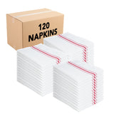 Arkwright Home® Mariposa Bistro NaPackin 18x22 Red Stripe, 12/Pack (BISTRO-R) Pack of 12