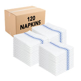 Arkwright Home® Mariposa Bistro NaPackin 18x22 Blue Stripe, 12/Pack (BISTRO-B) Pack of 12
