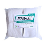 High-Tech Conversions NOVA-COT™ Non-Sterile Cotton Cleanroom Wipes, 4"x4", 1200/Bag (HOSNC-44) Case of 1200