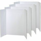 Pacon Spotlight Corrugated Presentation Display Boards, 48 x 36, White, 4/Carton (PAC37634) Carton of 4