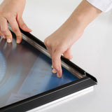 MT Displays Portable 1.25" Snap Frame Poster size 40"x60"Black with white backing and Pet cover (UCN325BP46X2000) Each