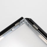 MT Displays Portable 1.25" Snap Frame Poster size 40"x60"Black with white backing and Pet cover (UCN325BP46X2000) Each