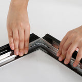 MT Displays Portable 1.25" Snap Frame Poster size 36"x48"Black with white backing and Pet cover (UCN325BP36X2000) Each