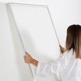 MT Displays Portable 1"Snap Frame Poster size 36"x48"Black with white backing and Pet cover (UCN255BP36X2000) Each