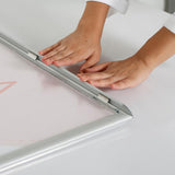 MT Displays Portable 1"Snap Frame Poster size 36"x48"Black with white backing and Pet cover (UCN255BP36X2000) Each