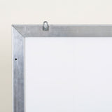 MT Displays Portable 1.25" Snap Frame Poster size 40"x60"Silver with white backing and Pet cover (UCN325NP46X2000) Each