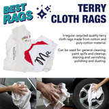 Hospeco® R2-W50 T-Shirt Reclaimed Rags White, 25lb Box (HOSR2-W50-25) 25lb Box