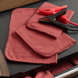 Arkwright Home® Messy Mechanic Shop Towels 12x14 Red, 50/Bag, Case of 6 Bags (SHOP-50-RD) Case of 300