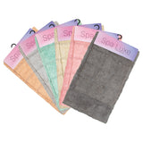 Arkwright Home® Spa Lux Block Pattern 2pc Bath Rug Set Assorted, 12 Sets/Case (SPALX-BLK-ASST) Case of 12 Sets