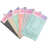 Arkwright Home® Spa Lux Single Border 2pc Bath Rug Set Assorted, 12 Sets/Case (SPALX-SBD-ASST) Case of 12 Sets