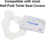 Hospeco® Health Gards® Metal Half Fold Toilet Seat Cover Dispenser w/ Square Corners (HOSTSC-1) Each