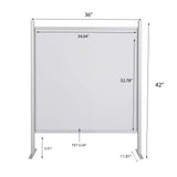 MT Displays Budget Clear Hygiene Barrier 36"X42" (UHBBN03642X2000) Each