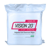 High-Tech Conversions VISION 20® Non-Sterile Polyester Knit Cleanroom Wipes, Heavy-Weight (140 GSM), 9"x9", 150/Bag (HOSVS20-99) Bag of 150