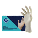 Safety Zone® Synthetic Vinyl Powder Free 4 mil Exam Gloves, Beige, Med, Case of 1000 (SZNVTX995) Case of 1000