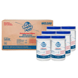 Touch Point® Plus Disinfectant Wipes, 6.7”x6.7”, 200/canister, 6 canisters/Case (HOSWD200) Case of 6