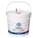 Touch Point® Touch Point® Plus Disinfectant Wipes w/ Dispenser Bucket, 8"x6", 900/Roll, 1 Roll/bucket (HOSWD900B) Case of 2 Rolls