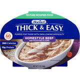 Thick & Easy® Purees Thickened Food 7 oz. Tray Beef with Potatoes / Corn Flavor Puree IDDSI Level 2 Mildly Thick (797228_CS) 7/CS