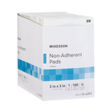 McKesson Non-Adherent Dressing 2 X 3 Inch Sterile 100 per Pack (373768_BX) 100/BX