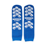 McKesson Terries™ Slipper Socks Unisex Adult X-Large Double Tread Single Patient Use Royal Blue (558995_CS) 48/CS