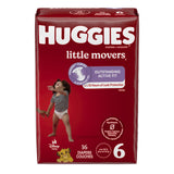 Huggies® Little Movers Unisex Baby Diaper Size 6 Disposable Moderate Absorbency (1128670_CS) 64/CS