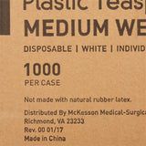 McKesson Spoon Medium Weight White Polypropylene (1049901_CS) 1000/CS