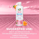 Mary Ruth's® Women's Multivitamin + Hair Growth Liposomal Multivitamin Supplement Vitamin A / D / E / Biotin 500 mcg - 25 mcg - 7 mg - 10,000 mcg Strength Liquid 15.22 oz. Peach Flavor (1271767_EA) 1/EA